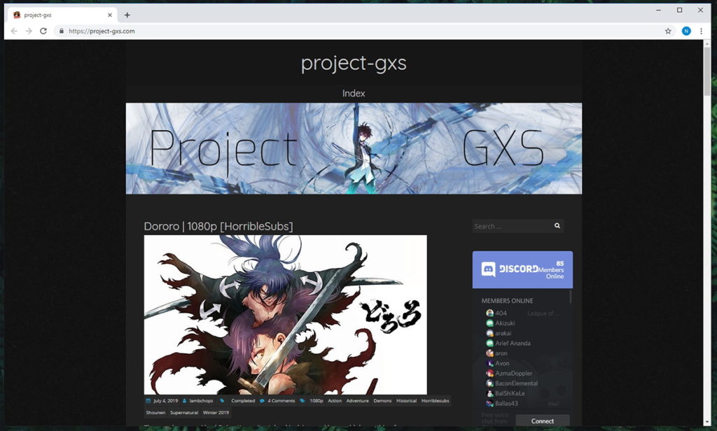 project gxs