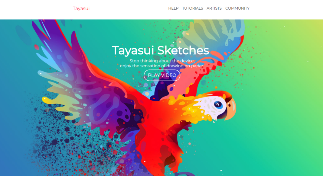 tayasui sketches canvas size