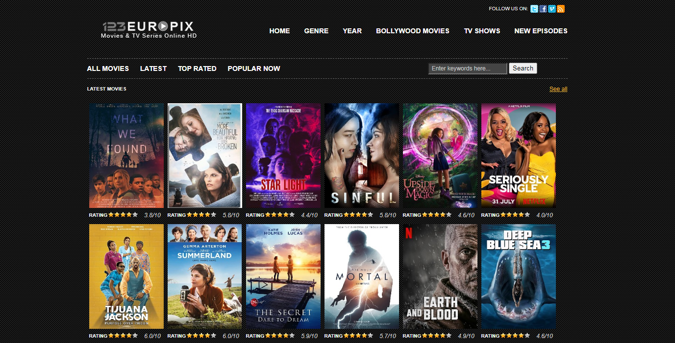 Top 10 Sites like IoMovies for Watching movies online